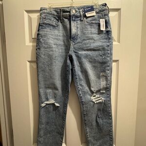 Old Navy Distressed Blue Jeans